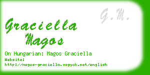 graciella magos business card